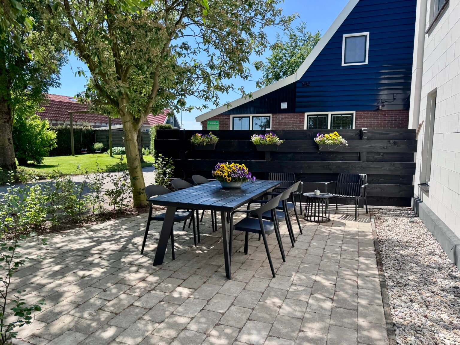 Vakantiehuis Het Stamhuisje - tuin en terras